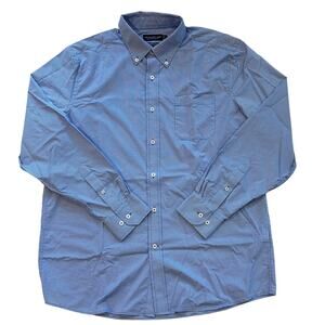 Southern Tide Shirt Mens Sz Large Blue Check Charleston Performance Long Sleeve